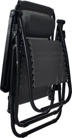 TRENDIE Záhradné ležadlo sivé