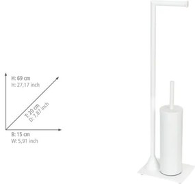 WENKO 26072100 - WC kefa HELLA 15x69 cm biela