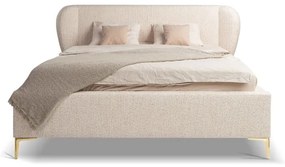 Čalúnená posteľ bez matraca DALIA 160x200 cm béžová