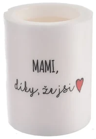 InDecor Sviečka s vôňou MAMI, díky, že jsi, 8 x 10 cm