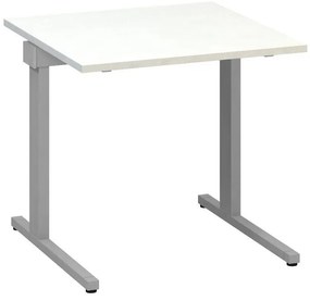 Stôl ProOffice C 80 x 80 cm, biela