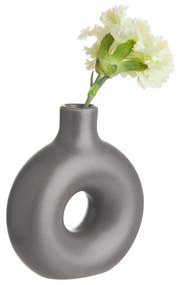 Butlers LOOPY Mini váza 12 cm - tm. šedá