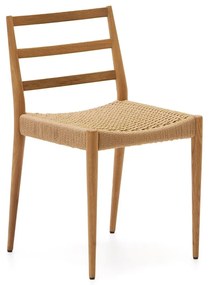 Jedálenská stolička z dubového dreva v prírodnej farbe v súprave 2 ks Analy – Kave Home