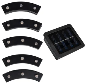 Solárne LED svietidlo Hero, 0,06w, 3000k, b, sada 5ks