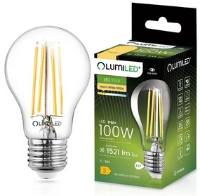 Žiarovka LED A60 FIL CL 11W 100W E27 1521LM 83