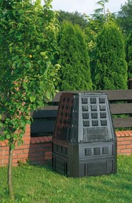 Záhradný kompostér IKEL630C 630 l - čierna