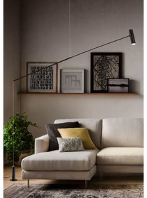 Redo 01-2695 - LED Stmievateľná stojacia lampa PICAS LED/12W/230V čierna