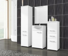 Kúpeľňová skrinka FIN 30 2D 140 cm biela