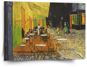 Sablio Obraz Terasa kaviarne v noci - Vincent van Gogh - 150x110 cm