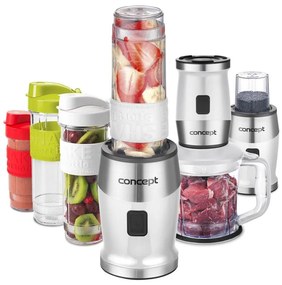 Concept SM3391 - Smoothie mixér s príslušenstvom 700W/230V biela