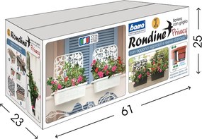 BAMA Hrantík Rondine Balcony sada 2ks, antracit