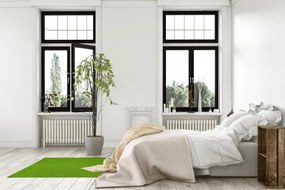Vopi koberce Kusový koberec Eton zelený 41 štvorec - 100x100 cm