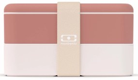 monbento Desiatový box Monbento Original Pink/Moka 1 l