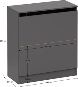 BETTY 2 perinové lôžko, grafitové