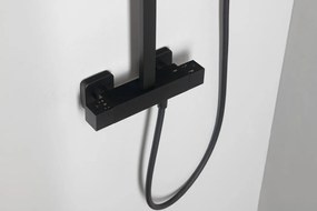 Sapho, DIMY sprchový stĺp s termostatickou batériou, čierna matná, DM322BL