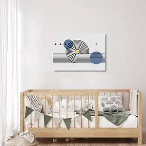 Sklenený obraz - Minimalistická abstrakcia N⁰1 (70x50 cm)
