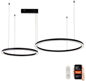 Immax NEO 07216L - LED Stmievateľný luster FINO 93W/230V 60/80cm čierna Tuya+DO 07216L
