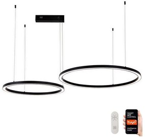 Immax Neo Immax NEO 07216L - LED Stmievateľný luster FINO 93W/230V 60/80cm čierna Tuya+DO IM1210