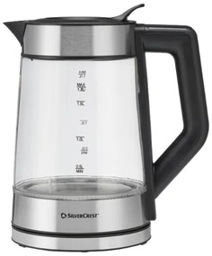 Silvercrest®  Sklenená rýchlovarná kanvica s digitálnym displejom Premium  (100395446)