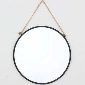 Okrúhle zrkadlo FI29cm čierne