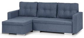 Rozkládací rohová sedací souprava FELIX Modrá
