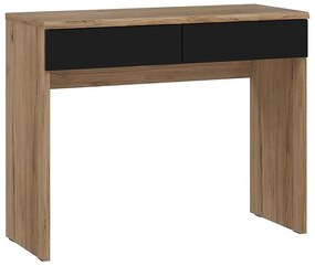 Toaletný stolík Nemezy dub catania/čierna