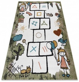 Detský kusový koberec Skákací panák zelený 120x170cm