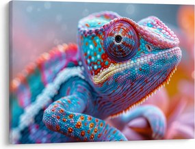 Obraz - Sfarbený chameleón (70x50 cm)