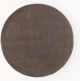 Ručne tkaný okrúhly vlnený koberec Zayne