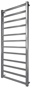 Kúpeľňový rebríkový radiátor TOKIO 260W/230V 120x53 cm nerez/lesklý chróm