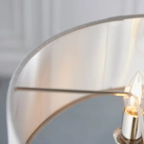 Endon 94377 - Luster na reťazi HIGHCLERE 3xE14/40W/230V šedá/lesklý chróm