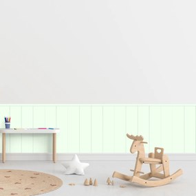 PIPPER. Textilná samolepiaca tapeta - Obdĺžnik - Mätová farba Farba: Bledá, Veľkosť: 60 cm