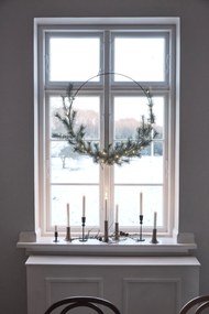 House Doctor Kovový svietnik Trivo Black – small