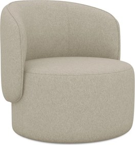 Béžové kreslo Ipo – Makamii