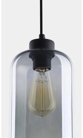 Luster na lanku MARCO 1xE27/60W/230V čierna