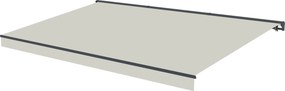 Elektrická markíza s LED osvetlením BestBerg BBSU-EL495BG / 495 x 300 cm / béžová