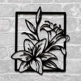 DUBLEZ | Drevený obraz - Ľalie v ráme