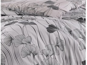 Bavlnené obliečky Ginko Biele 140x200/70x90 cm