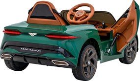 Ramiz Bentley Bacalar batériové auto pre deti Zelené + diaľkové ovládanie + EVA + pomalý štart + LED Audio