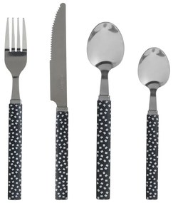 Príborový set so stojanom Dots 24ks