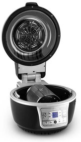 Klarstein VitAir Turbo, teplovzdušná fritéza, 1400 W, 9 l, sivo-čierna