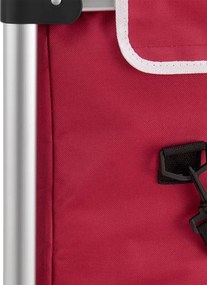 Nákupný vozík 3 v 1 – objem 56 l, červený