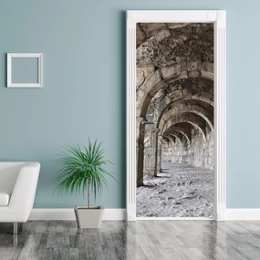 Fototapeta na dvere - kamenný tunel (95x205cm)