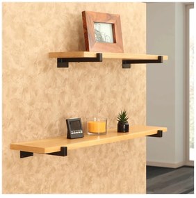 Polica na stenu s konzolou Nina 150 cm DUB