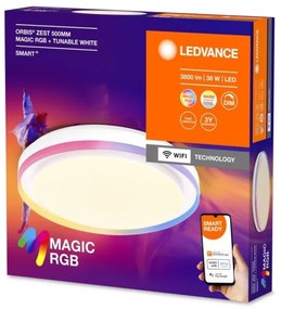 Ledvance - LED RGBW Stmievateľné stropné svietidlo SMART+ MAGIC LED/38W/230V Wi-Fi