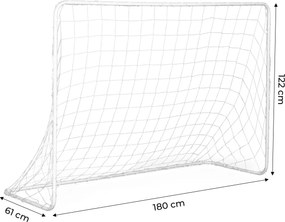 Tréninková fotbalová branka s terčem OLA Ecotoys 180x122cm