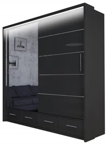 Šatníková skriňa Multi 200, Biela