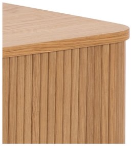 TV stolík v dekore duba v prírodnej farbe 140x45 cm Langley – Actona