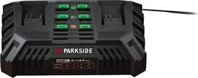 Parkside®  Aku kosačka na trávu Prma 40 E3 + Smart akumulátor 20 V/4 Ah, 2 kusy + Dvojitá nabíjačka na akumulátor 20 V/4,5 A  (800012672)