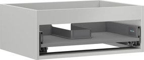 Mexen Box-A, závesná skrinka 60 cm, 1 zásuvka, sivá matná, 91AX0-0600-235-1-62